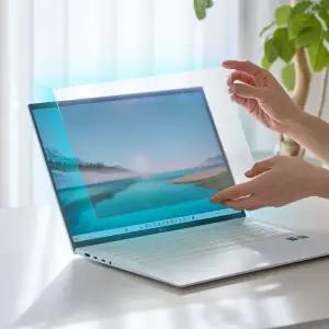 [국내생산]아이오랩스 노트북 블루라이트 차단 시력보호 필름 액정 화면보호기 그램 갤럭시북