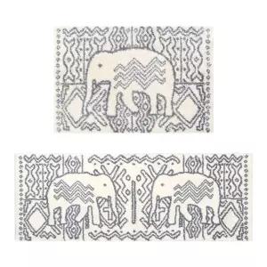 잉카코끼리 현관러그 베란다 주방바닥 극세사 발매트 판 화장실 싱크대 특대 면 발닦개 호텔