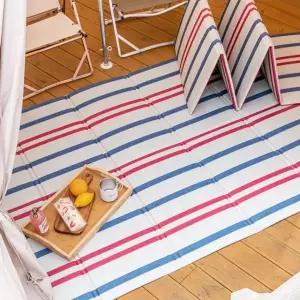 파크론 마린스트라이프 캠핑매트 200x140x0.8cm 용 방수 텐트 이너 발포