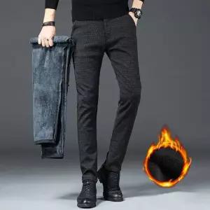 3컬러 남성 기모 겨울 캐주얼 슬랙스 팬츠 IS-TTP02