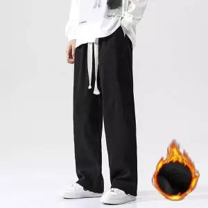 [셀러허브]기모안감 골덴 2컬러 남성 허리밴딩 일자팬츠 IS-TTP40 (S13771153)