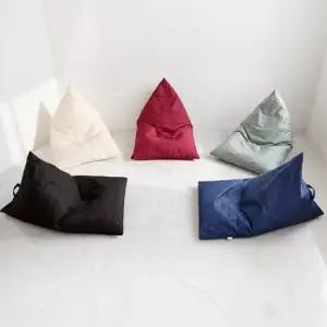 자그랑 컬러 대형 삼각 빈백 쿠션 1인 소파