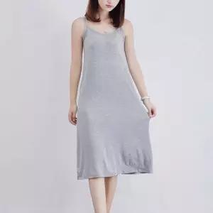 롱이너나시원피스 여자 여름 끈 나시 원피스 형 잠옷 홈 웨어 드레스