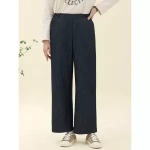 [디얼마미] 찰랑 스판 일자 데님팬츠 /마담 미시 중년 여성 빅사이즈 40대 50대