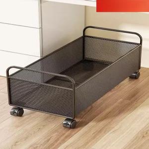 책가방 대형 바구니 틈새 수납함 책상하부 보관 트롤리