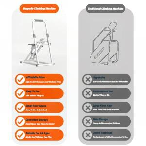 홈 접이식 스텝 머신 실내 계단 오르기 피트니스 장비 멀티 스포츠 및 고정식 스테퍼