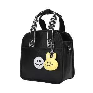 [파리게이츠]골프가방 PQS 521E1BG091_BK 여성 로고 핸들 스마일 토트백 & 키링