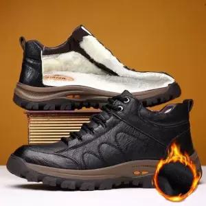 남자트레킹화 남성 캐주얼 로우 방한 워커 트레킹 워킹화 겨울신발