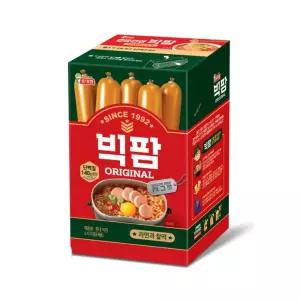 롯데웰푸드 빅팜 1200g 오리지널 간식 소시지 사무실 키스틱 라면 햄 주전부리 안주