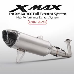 XMAX300 250 X 오토바이 배기구 개조 머플러