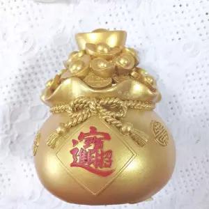 금원보 소품 돈들어오는 복주머니 인테리어 저금통 황금