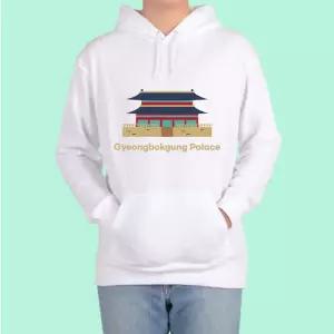 후드티 남여공용 경복궁 한국 서울 궁 여행 맞춤 디자인