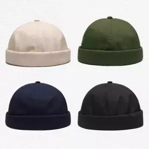 남자 챙없는 모자 와치캡 레옹모자 골무모자 베레모 Mhn7+1LqF