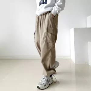 와이드바지 폴틴 골덴 카고 조거 와이드 팬츠 SD-230913M