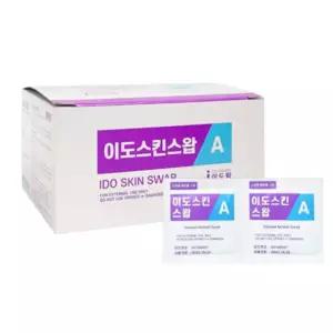 알콜스왑 병원용 일회용 소독솜 100매x10박스 휴대폰액정 치과볼