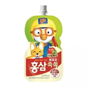 뽀로로 홍삼 쏙쏙 사과 100ml x 20개입