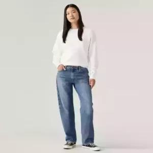 리바이스 여성 94 배기 세미와이드 스트레이트 데님팬츠 A3510-0037