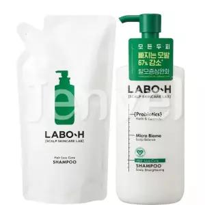 라보에이치 탈모 완화 샴푸 400ml+리필400ml LABO H 두피강화 삼푸