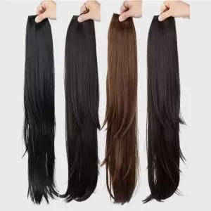 여자 4컬러 고열사 인조모 C컬가발 원터치 부분가발