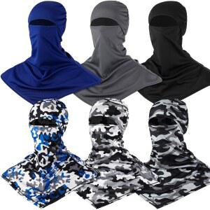 Syhood 6 발라클라바 페이스 커버 긴 목 남성용 여름 보호대