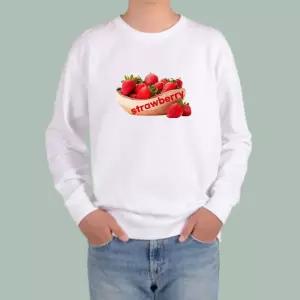 맨투맨 남여공용 멜론 오렌지 토마토 수박 딸기 과일모듬 그림선택