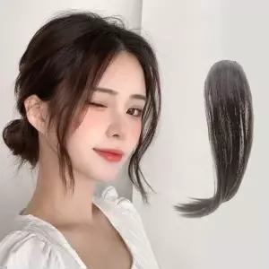 네추럴 긴 앞머리 헤어피스 부분 가발 M13333