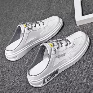 스니커즈 뮬 하프 남자 퍼 뮬운동화 남성 운동화 메쉬