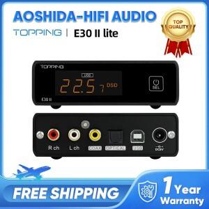 TOPPING E30 II 라이트 디코더 AK4493S DAC USB 고해상도 오디오, DSD512 768k XMOS XU208 터치 작동, 원격