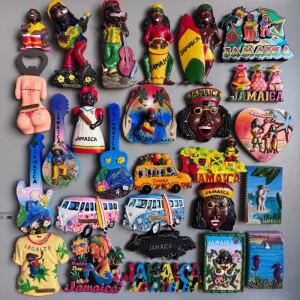 자메이카 냉장고 자석 북미 관광 기념품 창의적인 3D 서핑보드 여행 홈 데코