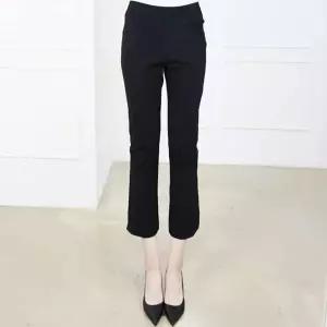 허리밴딩 면바지 세미 코디 여성바지 배기 빅사이즈