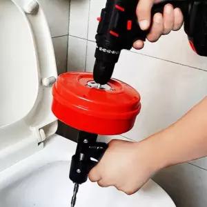 전동 스프링 배수관 하수구 관통 세면대 청소기 크랭크 변기 막힘  자동 뚫는 바닥