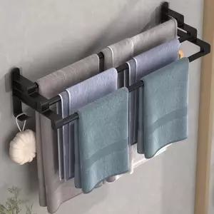 창틀 욕실 빨래 고정형 베란다 행거 무타공 선반 걸이