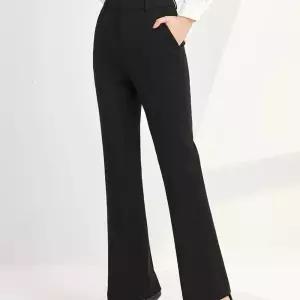 블랙 여성수트 세미 세미정장바지 출근룩 면접룩 팬츠