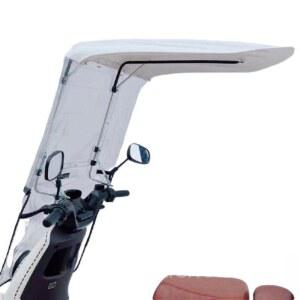 스쿠터 캐노피 오토바이 커버 배달 방수 비가림막 지붕 덮개