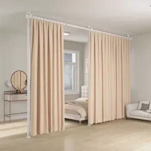 공간분리 가벽 파티션 무타공 행거형 2.-3.m 거실 가림막