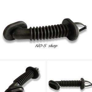 자동차 하네스 배선 도어 튜브, 25x39mm, 고무 슬리브, 방진 보호 타원형 검정색, 5 개