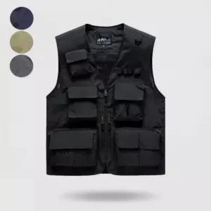 잔솔 등산 조끼 여름 망사 메쉬 수납 경량 쿨 아이스