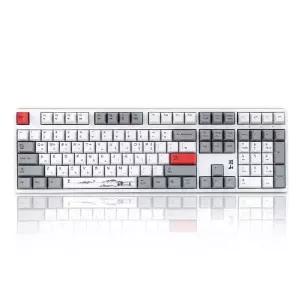유선 985ZNE55 기계식 게이밍 키보드 화이트에디션 갈축 적축 청축 흑축 스피드은축 저소음적축