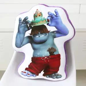 좀비덤 라인프린트 쿠션 (좀콩)가정용 분위기 홈리모델링 사무실 좀비 캐릭 인형 캐릭터 의자 선물용