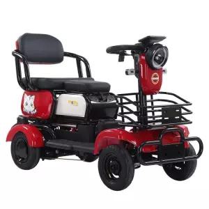 일렉휠스 사륜 전동 선물 스쿠터 전동차 네발 노인 전기 부모님 자전거 4륜 효도 어르신