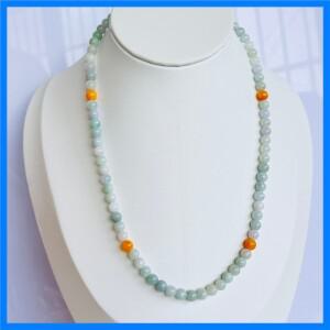 진짜 버마산 비취 초커 천연 미얀마 비취 비즈 목걸이 여성용 고급 보석 A급 버마 비취 원형 비즈 목걸이