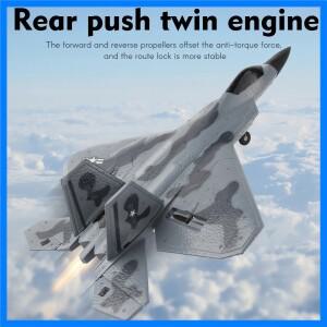 대형 사이즈 F22 전투기 시리즈 FX-822 고정익 폼 비행기 듀얼-아일 RC 비행기 모델