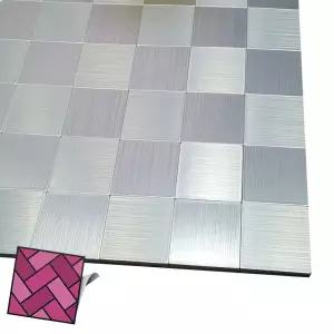 붙이는타일 접착식 주방 벽타일 두께4T 바둑판 WJ12 시트지 DIY 욕실 아트월