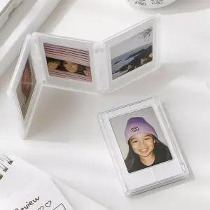 미니 투명 마그넷 폴라로이드 액자 프레임 폴라로이드액자 포토테이블액자