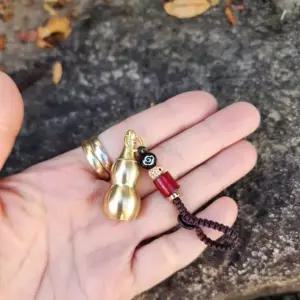 풍수 액운 삼재막이 황동 호리병 키링