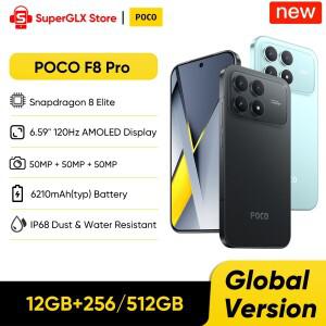 2025년 신형 POCO F8 Pro 글로벌 버전 5G 스마트폰 스냅드래곤 8 엘리트 6.59인치 120Hz AMOLED 디스플레이