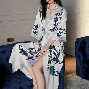 얇은 잠옷 목욕 로브 이상 유카타 가운 일본식 일본