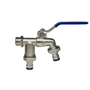 아연 합금 수도꼭지 커넥터 어댑터 스위치 야외 정원 관개 연결 파이프 분배기