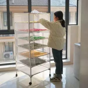 건조대바퀴 깨건조기 참깨 콩 들깨망 선반 참깨망 고추망