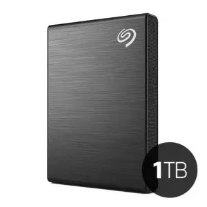 씨게이트 Fast One Touch 외장SSD 1TB 블랙저장장치 PC 컴퓨터 하드 SSD 연결